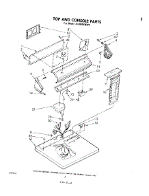 03 - Section parts for Whirlpool Dryer LE3000XMW0 from AppliancePartsPros.com