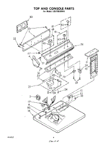 03 - Section parts for Whirlpool Dryer LE5790XMW1 from AppliancePartsPros.com