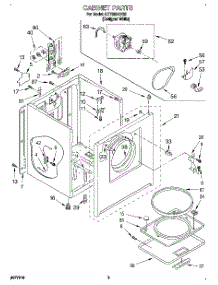 02 - Section parts for Whirlpool Dryer LET5624DQ0 from AppliancePartsPros.com