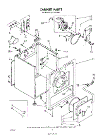 02 - Section parts for Whirlpool Dryer LE5750XKW2 from AppliancePartsPros.com