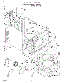 02 - Section parts for Whirlpool Dryer LER6646DN1 from AppliancePartsPros.com