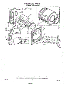 05 - Bulkhead parts for Whirlpool Dryer 3LG5701XPW0 from AppliancePartsPros.com