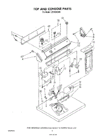 02 - Section parts for Whirlpool Dryer LE5760XSW0 from AppliancePartsPros.com