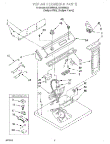 02 - Section parts for Whirlpool Dryer LEC8858EZ2 from AppliancePartsPros.com