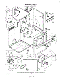 02 - Section parts for Whirlpool Dryer LE4930XMW0 from AppliancePartsPros.com