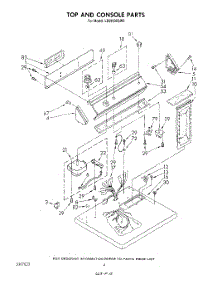 03 - Section parts for Whirlpool Dryer LE5950XSW0 from AppliancePartsPros.com
