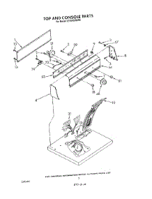 02 - Section parts for Whirlpool Dryer LE4440XWW0 from AppliancePartsPros.com