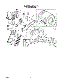 04 - Section parts for Whirlpool Dryer LE5720XSW1 from AppliancePartsPros.com
