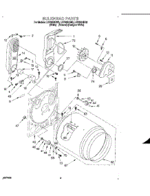03 - Bulkhead parts for Whirlpool Dryer LGV6634BQ2 from AppliancePartsPros.com