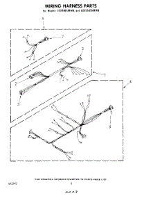 05 - Wiring Harness parts for Whirlpool Dryer GCE2500XMW0 from AppliancePartsPros.com