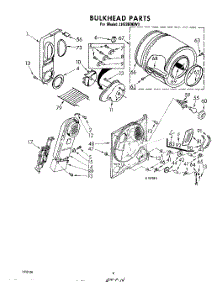 04 - Section parts for Whirlpool Dryer LHE9800W1 from AppliancePartsPros.com