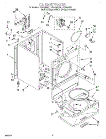 02 - Section parts for Whirlpool Dryer LER6634DQ1 from AppliancePartsPros.com