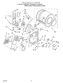 03 - Section parts for Whirlpool Dryer LER6634DQ1 from AppliancePartsPros.com