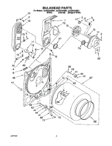 03 - Bulkhead parts for Whirlpool Dryer 3LGR5434BQ1 from AppliancePartsPros.com