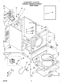 02 - Section parts for Whirlpool Dryer LEV7646AN2 from AppliancePartsPros.com