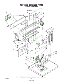 03 - Section parts for Whirlpool Dryer LE7800XMW1 from AppliancePartsPros.com