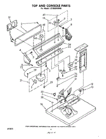 03 - Section parts for Whirlpool Dryer LE7680XMW0 from AppliancePartsPros.com