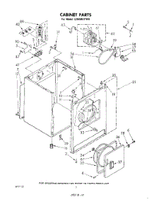 02 - Section parts for Whirlpool Dryer LE5605XPW0 from AppliancePartsPros.com