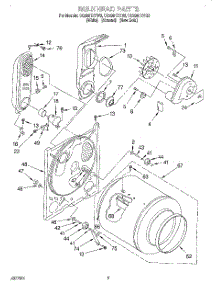 03 - Bulkhead, Lit / Optional parts for Whirlpool Dryer CG2951XYN3 from AppliancePartsPros.com