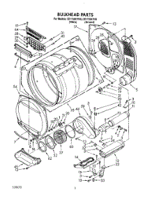 02 - Section parts for Whirlpool Dryer CE1750XYW0 from AppliancePartsPros.com