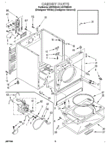 02 - Section parts for Whirlpool Dryer LER7646AQ0 from AppliancePartsPros.com