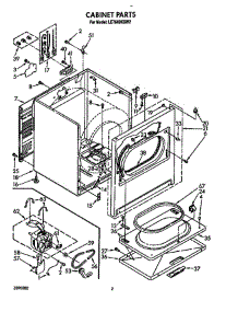 Parts parts for Whirlpool Dryer LE7680XSW2 from AppliancePartsPros.com