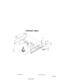 04 - Console parts for Whirlpool Dryer GCE2100XMW2 from AppliancePartsPros.com