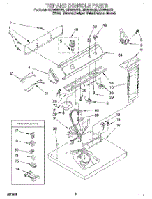 02 - Section parts for Whirlpool Dryer LER6848AQ2 from AppliancePartsPros.com