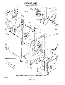 02 - Section parts for Whirlpool Dryer LE5750XKW1 from AppliancePartsPros.com