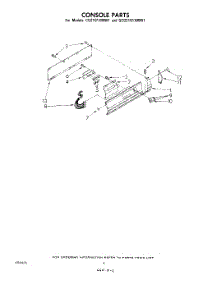 04 - Console parts for Whirlpool Dryer CG2101XMW1 from AppliancePartsPros.com