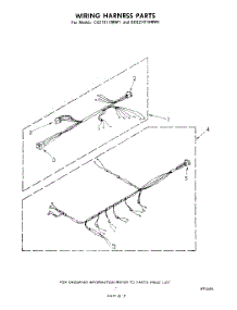 05 - Wiring Harness parts for Whirlpool Dryer CG2101XMW1 from AppliancePartsPros.com