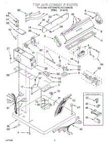 02 - Section parts for Whirlpool Dryer 3CEP2960DN2 from AppliancePartsPros.com