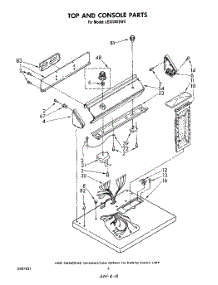 03 - Section parts for Whirlpool Dryer LE3300XSW0 from AppliancePartsPros.com