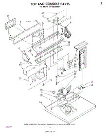 03 - Section parts for Whirlpool Dryer LE7800XMW2 from AppliancePartsPros.com