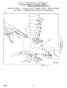 03 - 3401771 Burner Assembly parts for Whirlpool Dryer LGR7646DQ1 from AppliancePartsPros.com