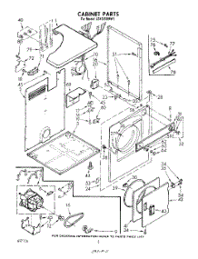 02 - Section parts for Whirlpool Dryer LE4935XMW1 from AppliancePartsPros.com