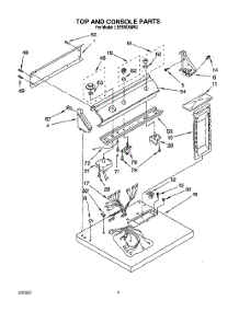 03 - Section parts for Whirlpool Dryer LE5650XMW2 from AppliancePartsPros.com