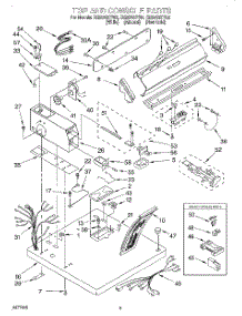 02 - Section parts for Whirlpool Dryer CE2950XYN3 from AppliancePartsPros.com
