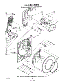 04 - Bulkhead , Literature And Optional parts for Whirlpool Dryer GCG2901XSW1 from AppliancePartsPros.com