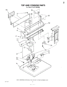 02 - Section parts for Whirlpool Dryer 3LE5710XKW0 from AppliancePartsPros.com