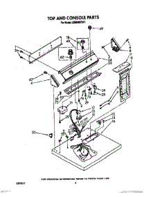 03 - Section parts for Whirlpool Dryer LE6880XTW1 from AppliancePartsPros.com