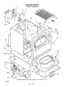 02 - Section parts for Whirlpool Dryer LE9680XWW0 from AppliancePartsPros.com