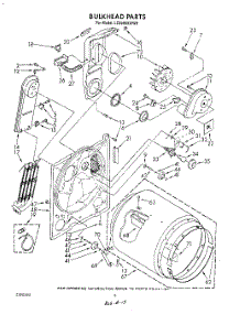 04 - Section parts for Whirlpool Dryer LE9680XWW0 from AppliancePartsPros.com