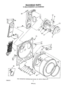 02 - Section parts for Whirlpool Dryer GCE2900XSW1 from AppliancePartsPros.com
