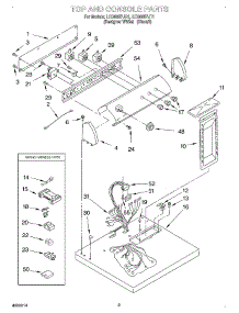 02 - Section parts for Whirlpool Dryer LEQ8857JT1 from AppliancePartsPros.com