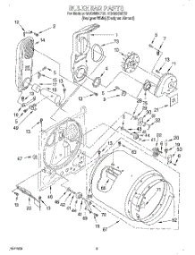 03 - Bulkhead parts for Whirlpool Dryer GGQ8858EZ0 from AppliancePartsPros.com