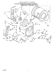 04 - Bulkhead parts for Whirlpool Dryer LGR4634EW0 from AppliancePartsPros.com