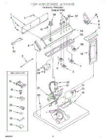 02 - Section parts for Whirlpool Dryer LEW8858HQ1 from AppliancePartsPros.com