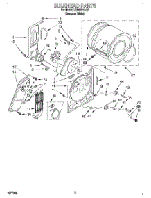03 - Section parts for Whirlpool Dryer LER5634AQ1 from AppliancePartsPros.com