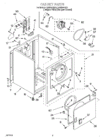 02 - Section parts for Whirlpool Dryer LER5644EQ2 from AppliancePartsPros.com